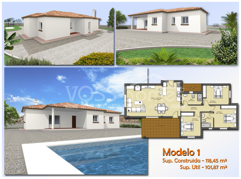 VH1542: Villa Andrea, Villa - op plan te koop in Huércal-Overa, Almería