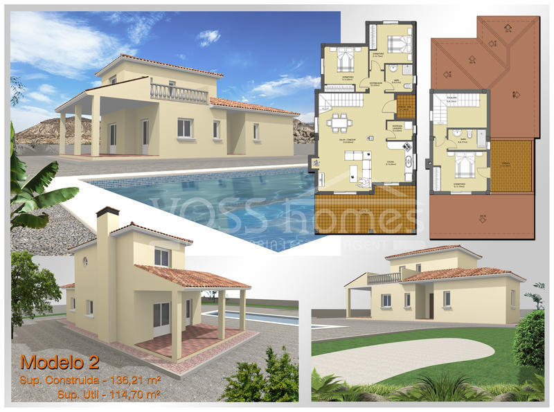 VH1543: Villa - Off Plan for Sale in Huércal-Overa Villages